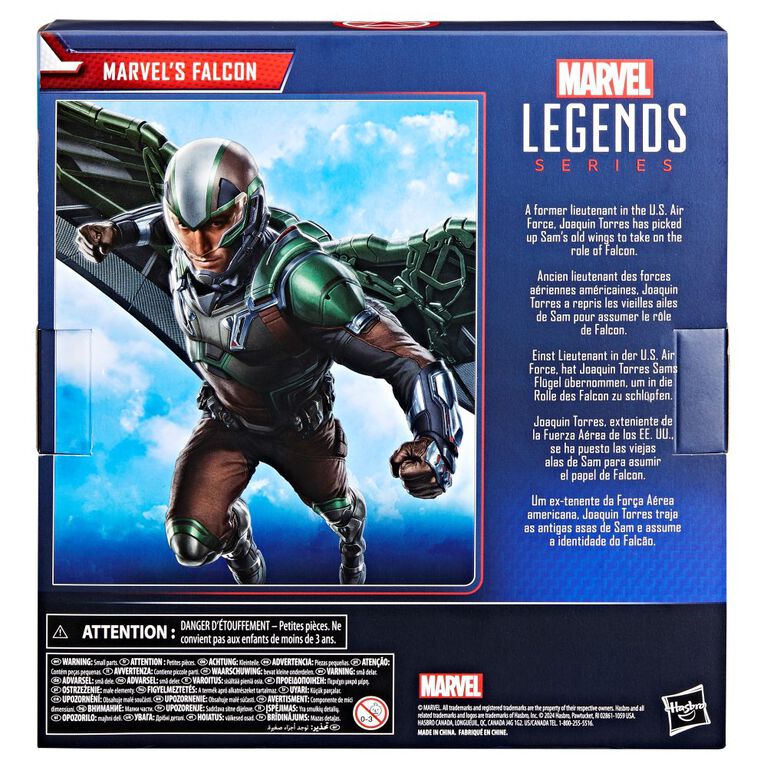 Marvel Legends Series Marvel's Falcon, Captain America: Brave New World Deluxe 6 Inch Action Figure