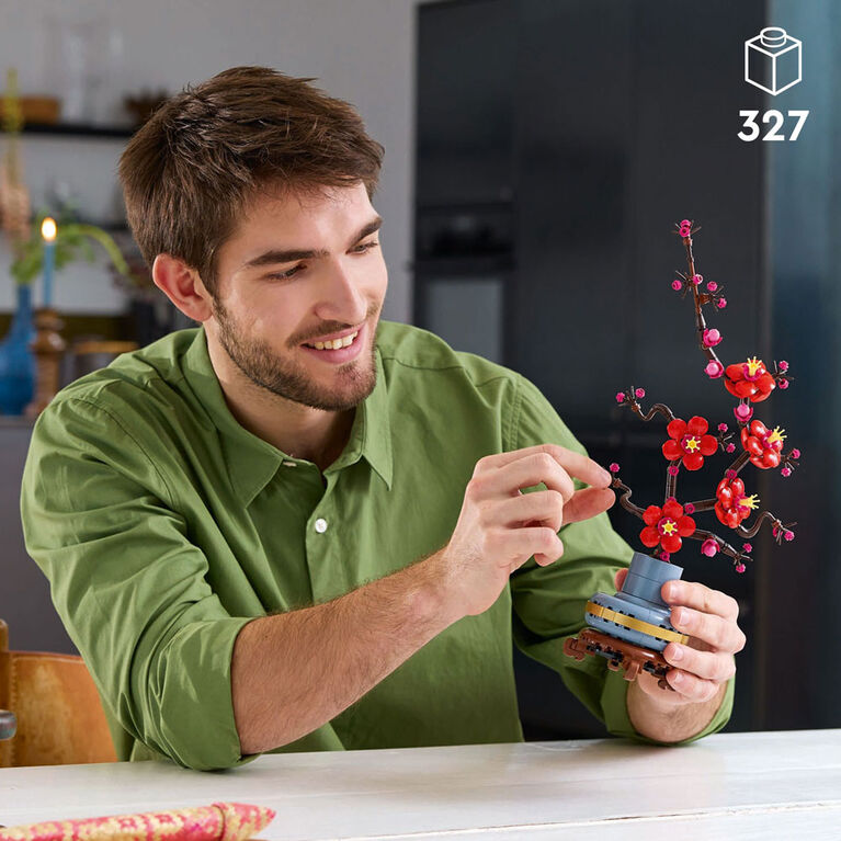 LEGO Icons Plum Blossom Flower, Building Set for Teens and Adults, Artificial Flower Decor, 10369