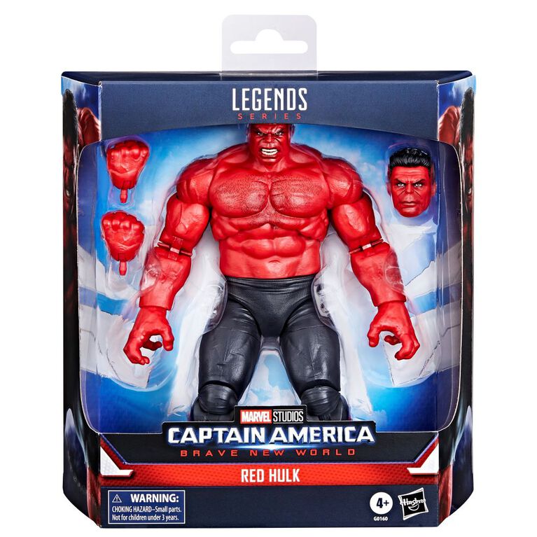 Lawrence & AlleMarvel Legends Series Red Hulk Captain America: Brave New World 6 Inch Action Figuren