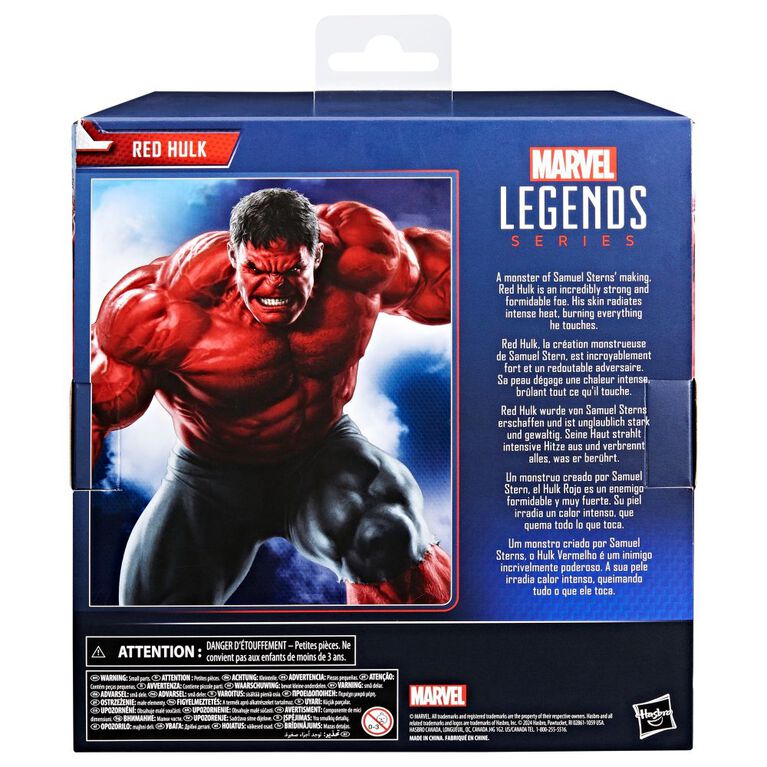 Lawrence & AlleMarvel Legends Series Red Hulk Captain America: Brave New World 6 Inch Action Figuren
