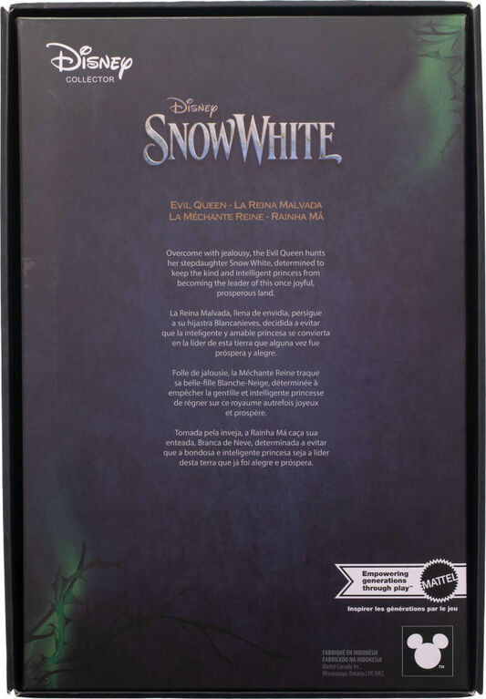 Disney Collector Evil Queen Collectible Fashion Doll Inspired by Disney Snow White