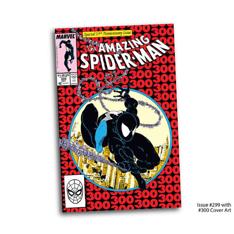 Marvel Spider-Man (Symbiote Suit) 1:6th Scale Collectible with Scene & Comic (Based on The Amazing Spider-Man