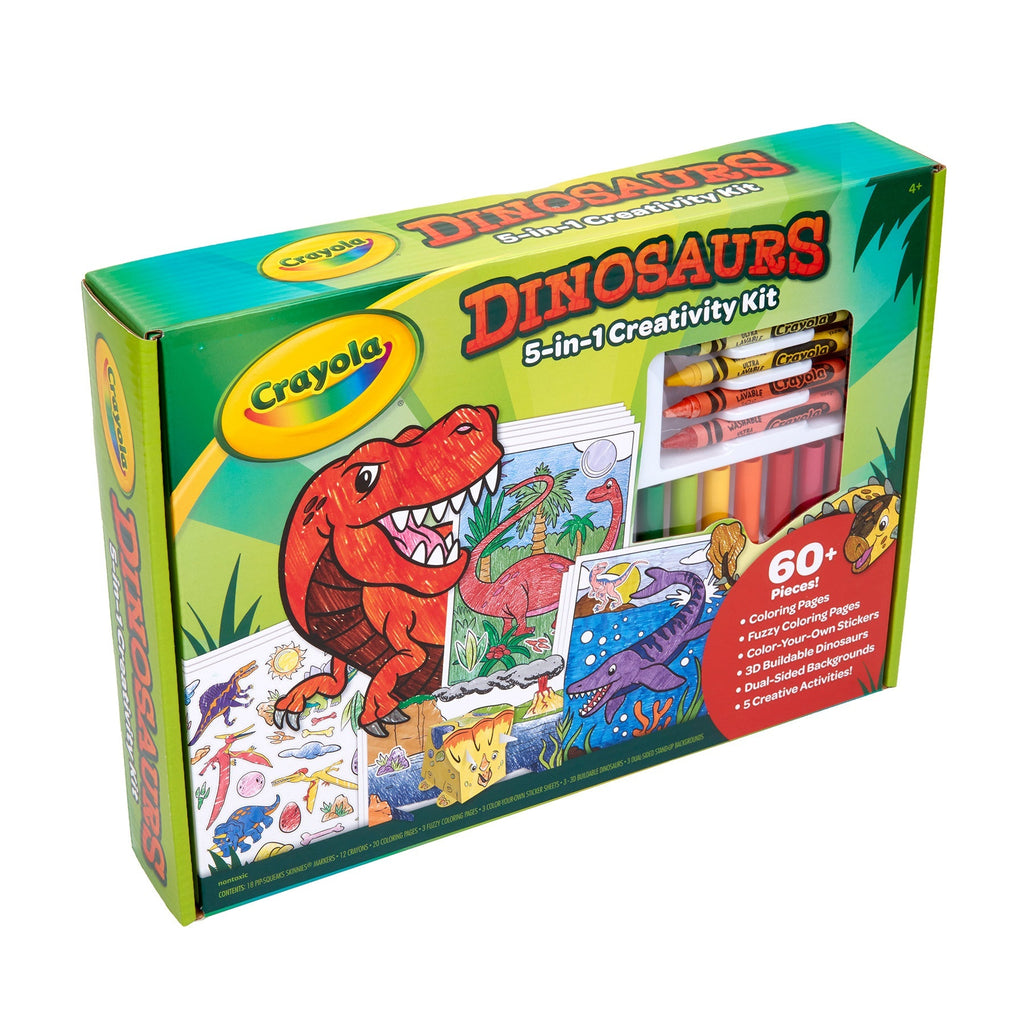 Crayola Dinosaur Adventure 5-in-1 Creativity Kit - Craft Set