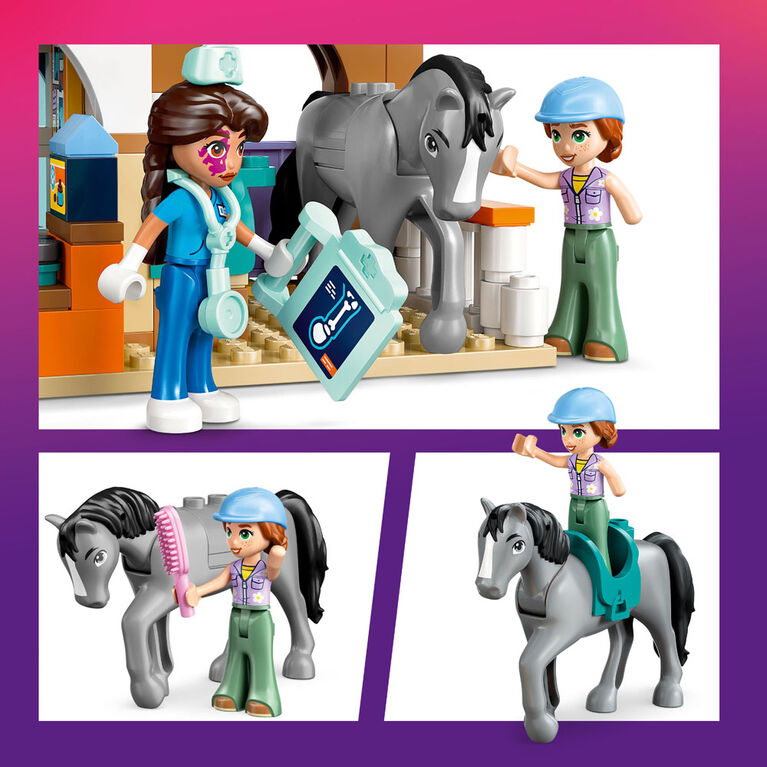 LEGO Friends Horse and Pet Vet Clinic -Veterinarian Playset for Girls and Boys