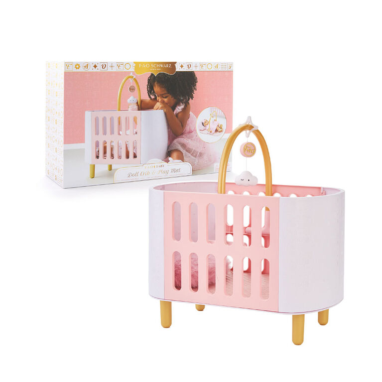 Schwarz Baby Doll Crib & Play Mat - R Exclusive